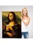 Bira Içme Mona Lisa Kanvas Tablo, Olağandışı Mona Lisa Kanvas TABLO-5219 3