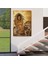 Aslanlarla Oturan Sarışın Vahşi Kadın Kanvas TABLO-5278 4