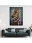 Zurafa Kafalı Insan Kanvas TABLO-4989 2