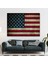 Amerika Birleşik Devletleri Bayrağı Rustik Kanvas TABLO-5412 2