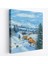 Karlı Dağ Köyü Kanvas TABLO-5912 1
