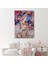 Çiçek Saçlı Kadın Yağlıboya Görünüm Dekoratif Kanvas Duvar TABLOSU -6413 2