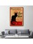 Siyah Kedi Tablosu - Le Chat Noir Theophile STEINLEN-6431 2