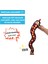 Sesli Peluş Yılan Köpek Oyuncağı Vikvik Sesi Çıkaran At Getir Oyuncağı 11x57 cm Büyük Irk Köpek Oyuncakları 3