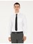 Erkek Beyaz Regular Fit Uzun Kollu Basic Gömlek 50285596-VR013 1