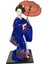 12 "japon Geyşa Oryantal Heykelciği Dekorasyon Için Mavi (Yurt Dışından) 1