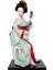 12 "japon Geyşa Oryantal Heykelciği Dekorasyon Için Kırmızı ve Açık Yeşil (Yurt Dışından) 3