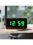Dijital LED Duvar ve Masa Saati ve Derece - Yeşil (Kasa Ölçüsü: 16X40 Cm) 3