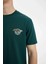 Erkek T-Shirt Koyu Yeşil C5672AX/GN650 3