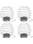Güneş Enerjili LED Spiral Asma Işıklar Dış Aydınlatma Tel Fener Spiralight (Spiral Işık X4) Sıcak Beyaz (Yurt Dışından) 1