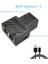 Ethernet Ayırıcı 100 Mbps RJ45 Ağ Uzatma Konektörü 1 Ila 2 Ethernet Adaptörü Internet Ağ Kablosu Genişletici (Yurt Dışından) 4