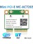 Wifi Kartı -AC7265 Mini Pcı-E 1200 Mbps Bluetooth 4.2 Çift Bant 2.4g 5g Adaptörü Win7 Win 8 Win 10 Için (Yurt Dışından) 4