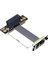 Pcıe 3.0 X1 - X1 Uzatma Kablosu R11SL-TL Çift 90 Derece Sağ Açı Genişletici 8 Gbps Pcı Express 1x Yükseltici Kart, 5 cm (Yurt Dışından) 3