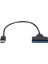 USB 3.0 - 2,5 Inç Sata Sabit Sürücü Adaptör Kablosu Sata - USB 3.0 Dönüştürücü-Siyah (Yurt Dışından) 3