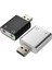 /windows/pc/dizüstü Bilgisayarlar/ Için 3,5 mm Kulaklık ve Mikrofon Jakı ile 2 Paket Usb'den Ses Harici Stereo Ses Adaptörüne (Yurt Dışından) 1
