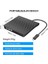 Harici CD DVD Sürücüsü USB 3.0 Tip C Bağlantı Noktası Ince Taşınabilir Harici CD DVD Yazıcı Yüksek Hızlı Veri Aktarımı USB Optik Sürücüler (Yurt Dışından) 5