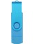 Flash Disk, Oksitlenmiş Klips (Usb+Otg) 3.0 8gb Android Cihaz/pc/tablet/(Mavi) Için Flash Bellek U Disk (Yurt Dışından) 2