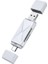 3'ü 1 Arada Otg Mikro Sd Kart Okuyucu USB 2.0 Tip C, USB Mikro Sd Adaptörü Için Flash Sürücü Akıllı Bellek Kartı Okuyucu (Yurt Dışından) 2