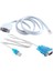 RJ45 Ağ Kablosu Seri Kablo RJ45 - Db9 ve RS232 - USB (2'si 1 Arada) Cat5 Ethernet Adaptörü Lan Konsol Kablosu (Yurt Dışından) 2