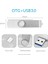 USB Flash Sürücü 64G Otg+Usb3.0 Mini Taşınabilir Yüksek Hızlı Memory Stick, Android Cihazlar/pc/tablet/u Disk Için Beyaz (Yurt Dışından) 3