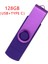 Flash Disk, Oksitlenmiş Klips (Usb+Type C) 3.0 128GB Flash Bellek U Disk, Android Cihaz/pc/tablet/(Mor) (Yurt Dışından) 5