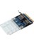 Dizüstü Bilgisayar Için 2 SSD HDD Çift Mikro Sdhc Sdxc Tf'den Mini Pcıe Hafıza Kartı Okuyucu Mpcıe'ye 2 Mini Sdcards Mini Pci-E Adaptörü (Yurt Dışından) 1