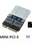 Dizüstü Bilgisayar Için 2 SSD HDD Çift Mikro Sdhc Sdxc Tf'den Mini Pcıe Hafıza Kartı Okuyucu Mpcıe'ye 2 Mini Sdcards Mini Pci-E Adaptörü (Yurt Dışından) 3
