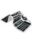 Ingilizce Düzeni 107 Tuşları Sessiz Silikon Katlanabilir Klavye Su Geçirmez USB Kablolu Tablet Pc Windows Için Taşınabilir Klavye (Siyah) (Yurt Dışından) 5