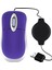 Mini USB Kablolu Fare Geri Çekilebilir Minik Küçük Fare 1600 Dpı Optik Kompakt Seyahat Fareleri Windows 98 2000 Xp Vista Sürümü (Yurt Dışından) 2