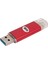 64 GB Renkli Metal Kasa USB 3.0 Flash Sürücü Otg Pendrive Mikro－usb Sopa Harici Depolama Memory Stick Android Kırmızı (Yurt Dışından) 3