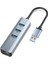 USB C Hub Splitter Ethernet RJ45 Gigabit Ethernet Adaptörü Ücretsiz Sürücü Usb-C Splitter Çoklu Bağlantı Noktası USB 3.0 Bağlantı Noktaları Dizüstü Bilgisayar Için (Yurt Dışından) 1