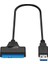 2,5 Inç HDD SSD Için USB 3.0 - Sata 7+15 Pin Adaptör Kablosu (Yurt Dışından) 1
