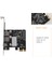 USB 3.1 Tip C Pcie Genişletme Kartı Pci-E 1 Tip C ve 2 Tip A 3.0 USB Adaptörü Pci Express Denetleyici Hub Masaüstü Bilgisayar Için (Yurt Dışından) 5
