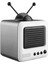 Mini Kablosuz Hoparlör Retro Bluetooth Hoparlör Tv Modelleme Kablosuz Mini Müzik Çalar ve Cep Telefonu Braketi (Yurt Dışından) 1