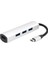 USB C Hub Taşınabilir 4'ü 1 Arada Tip-C Hub 4 Bağlantı Noktalı Hub, Tablet, Oyun Konsolu, Pro, Dizüstü Bilgisayar Için Uygun (Yurt Dışından) 1