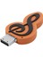 USB 2.0 Flash Sürücü Pen Drive Stick Flash Sürücü Thumb Drive Mini Note Kahverengi ve Siyah(8gb) (Yurt Dışından) 2