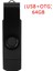 Flash Disk, Oksitlenmiş Klips (Usb+Otg) 3.0 64GB Flash Bellek U Disk, Android Cihaz/pc/tablet/(Siyah) (Yurt Dışından) 5