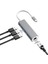 USB C Hub Gigabit Ethernet RJ45 Lan Adaptörü USB Tip C - USB 3.0 Hub 10/100/1000 Chromebook Için Ağ Kartı (Yurt Dışından) 2