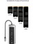 6'sı 1 Arada USB Type-C Bağlantı Istasyonu Çok Fonksiyonlu Hızlı Şarj Istasyonu Bağlantı Istasyonu Sata Tek Anlaşma (Yurt Dışından) 4