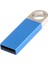 Metal USB 2.0 Flash Sürücü Pen Drive Pendrive USB Stick Flash Sürücü Thumb Drive Circle GÜMÜŞ+MAVI(64GB) (Yurt Dışından) 1