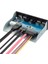 USB 3.0 USB 2.0 3.5mm Ses Ön Panel Usb3.0 Hub Splitter Masaüstü Için Dahili Braket Adaptörü 3.5 Inç Disket Yuvası (Yurt Dışından) 5