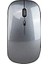 2,4 Ghz Kablosuz Optik Fare, Ultra Ince Sessiz USB Şarjlı Oyun Faresi, Oyun Için Uygun, Gri (Yurt Dışından) 1