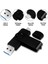 USB Flash Sürücü 16G Otg+Usb3.0 Mini Taşınabilir Yüksek Hızlı Bellek Çubuğu, Android Cihazlar/pc/tablet/u Disk Siyah (Yurt Dışından) 2