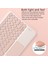 Android Tablet Pc Dizüstü Bilgisayar Için Dokunmatik Yüzey Klavye 10 Inç Evrensel Taşınabilir Renkli Kablosuz Bluetooth Klavye (Pembe) (Yurt Dışından) 3
