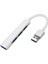 USB Hub Uzantıları 4 Bağlantı Noktalı USB 3.0 Hub Ultra Ince Taşınabilir Veri Merkezi Uygulanabilir (Yurt Dışından) 1
