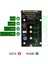 Ek Kartlar M.2 Ssd'den U2 Adaptörüne Nvme M.2 SSD U2 Kart Anahtarı Glod Soğutuculu M (Yurt Dışından) 5