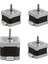 3D Yazıcı Step Motor 42-40/1 Adet ve 42-34/3 Adet 2 Fazlı 0.8A 1.8 Derece 0.4nm 3D Yazıcı Dıy Için (Yurt Dışından) 1