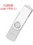 Flash Disk, Oksitlenmiş Klips (Usb+Tip C) 3.0 128GB Flash Bellek U Disk, Android Cihaz/pc/tablet/(Beyaz) (Yurt Dışından) 5