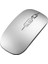 Kablosuz Ses Fare 1600 Dpı 2.4g Akıllı Aı Ses Çeviri Şarj Edilebilir Ergonomik Bilgisayar Pc Faresi Dizüstü Gümüş (Yurt Dışından) 1