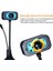 Hd Web Kamerası Gürültü Önleyici Mikrofonlu USB Web Kamerası 360 Derece Dönebilen Web Kamerası 640X480P (Yurt Dışından) 5